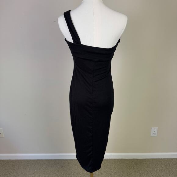 Lush One Shoulder Stretchy Going Out Midi Dress US Women's S - Picture 3 of 6